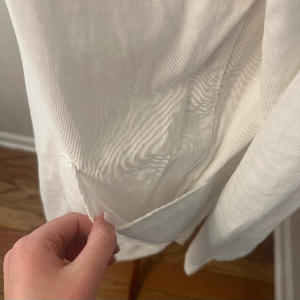 CP Shands White collared corduroy tunic-Size small - Picture 6 of 7
